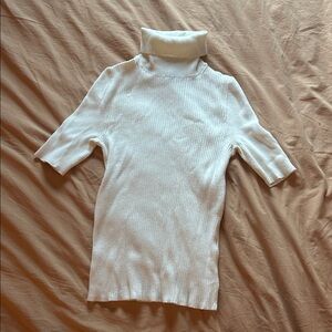 Banana Republic White turtleneck Sweater